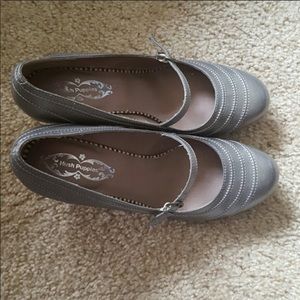 Hush Puppies silver/grey shoes